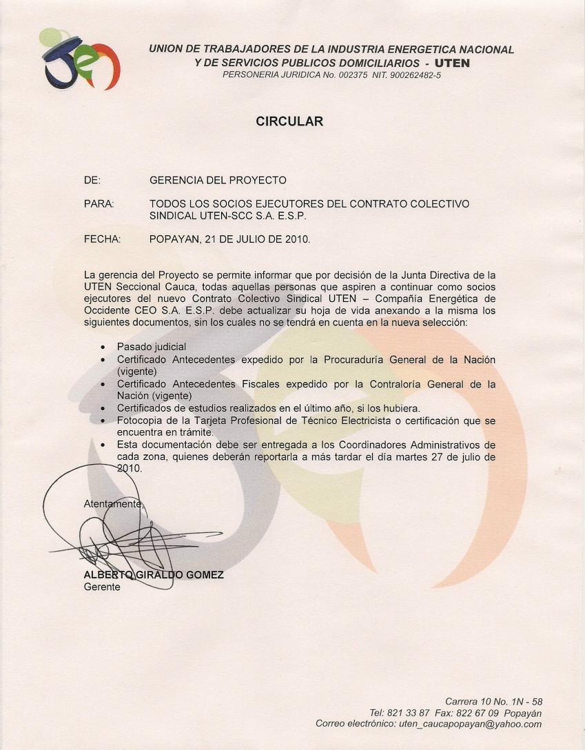 Procuraduria General De Colombia Certificado